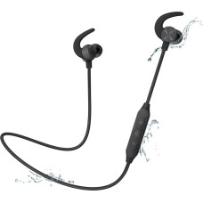 Motorola Sound Moto SP105 Sport Wireless In-Ear Headphones 8 Hours Playtime Waterproof IPX5 Tangle-Free Magnetic Design Hands-Free Calling Black