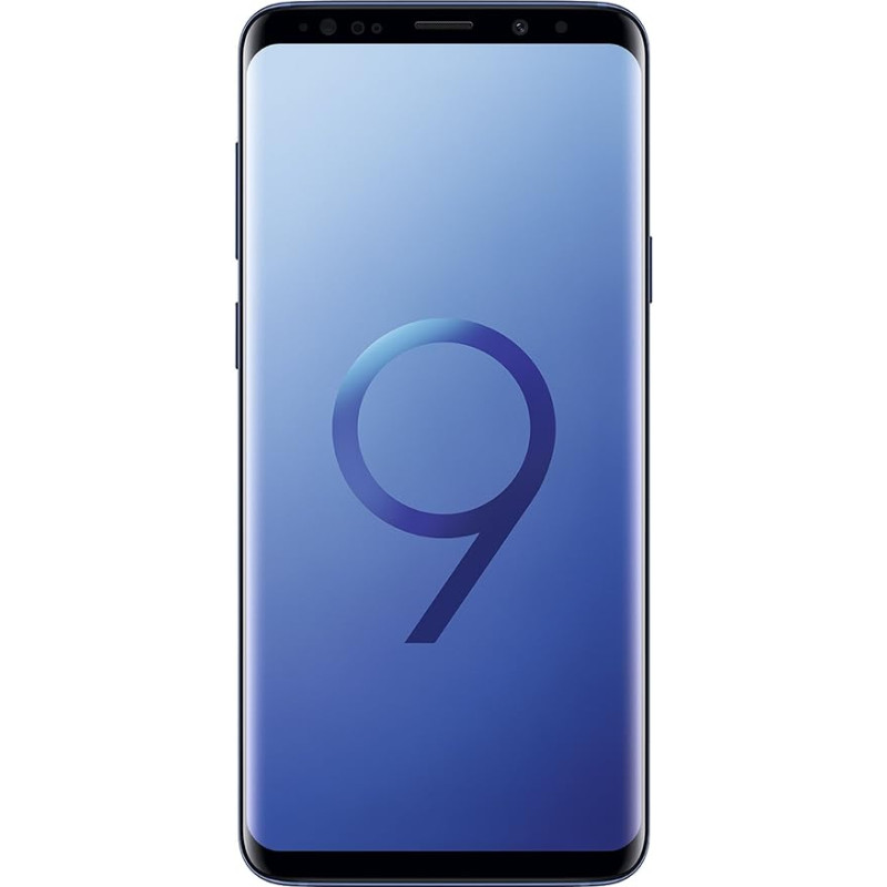 Samsung Galaxy S9+ Smartphone (6,2 Zoll Touch-Display, 64GB interner Speicher, Android, Single SIM) Coral Blue – Spanische Version