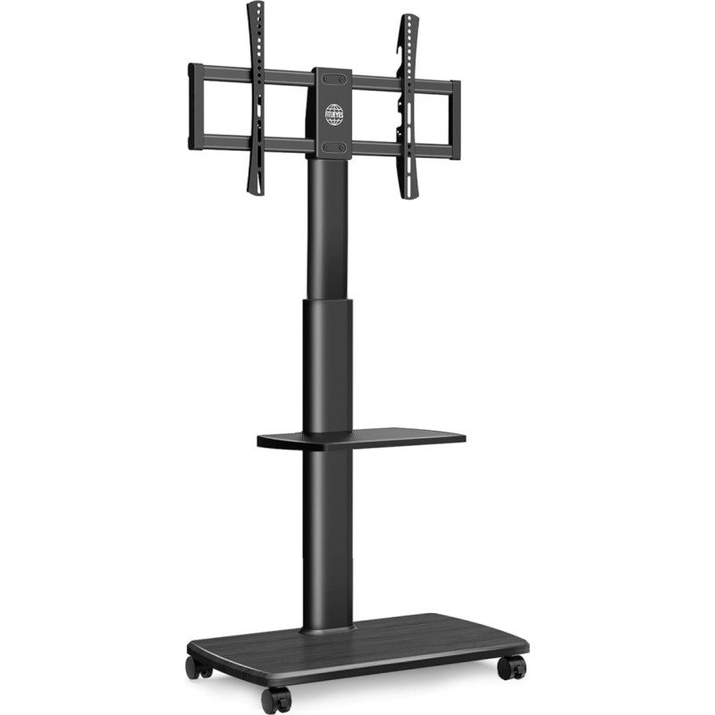 FITUEYES TT206505GB TV Stand with Wheels / Swivel / Height Adjustable / 32 to 65 Inch LED LCD / Plasma