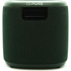 Pure Woodland Mini Outdoor Speaker with Bluetooth & DAB+/FM Radio (Waterproof IP67, Robust, Portable, 14h Battery, Perfect for Garden & Camping) Green