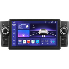 Android 12 7 Inch Car Radio for FIAT Grande Punto Linea 2007-2012, with 4GB & 32GB Memory, Support Wireless Carplay/Android Car, Steering Wheel Control, WiFi/4G, Front / Rear Camera Inputs, AM/FM