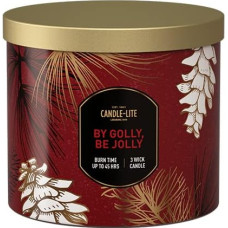 Candle Lite Scented Candle in Glass with Lid | By Golly Be Jolly | Vanilla Scented Candle | Candle 3 Wick | Candles Long Burning Time up to 45 Hours | Candle Large (396 g)