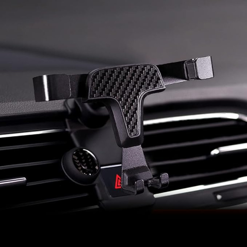 HIGH FLYING For Tiguan 2, Tiguan 2 Allspace 2016-2021 Mobile Phone Holder, for Vertical Use Only (Carbon Fibre Colour)