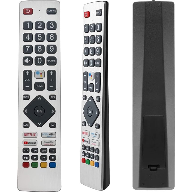 VINABTY SHWRMC0133 Voice Controlled Remote Control Suitable for Sharp Aquos UHD Smart TV Sharp Aquos Ultra HD TV 40BL2EA 40BL3EA 40BL4EA 40BL5EA 40BL5EA 50BL3EA 50BL4EA 50BL5EA 55BL3EA