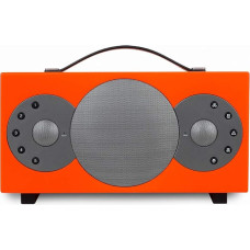 TIBO Sphere 2 Portable WiFi and Bluetooth Speaker Multiroom Battery Operated Hi-Fi Speaker with Internet Radio for Home or Outdoor Use Eight Hours Playback Time Orange