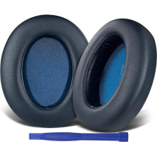 SOULWIT Replacement Ear Pads for Sony WH-XB910 XB910N Extra Bass Noise Cancelling Headphones for Sony WHXB910N Wireless Bluetooth Headset Replacement Pads with Softer Protein Leather - Blue