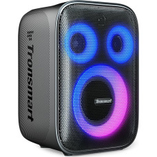 Tronsmart Halo 200 Bluetooth Speaker, Loud Speaker with Powerful Bass, Party Sync, 5 Lighting Modes, Custom EQ & Lights, 18 Hours Playtime, Supports Microphone & Guitar for Party