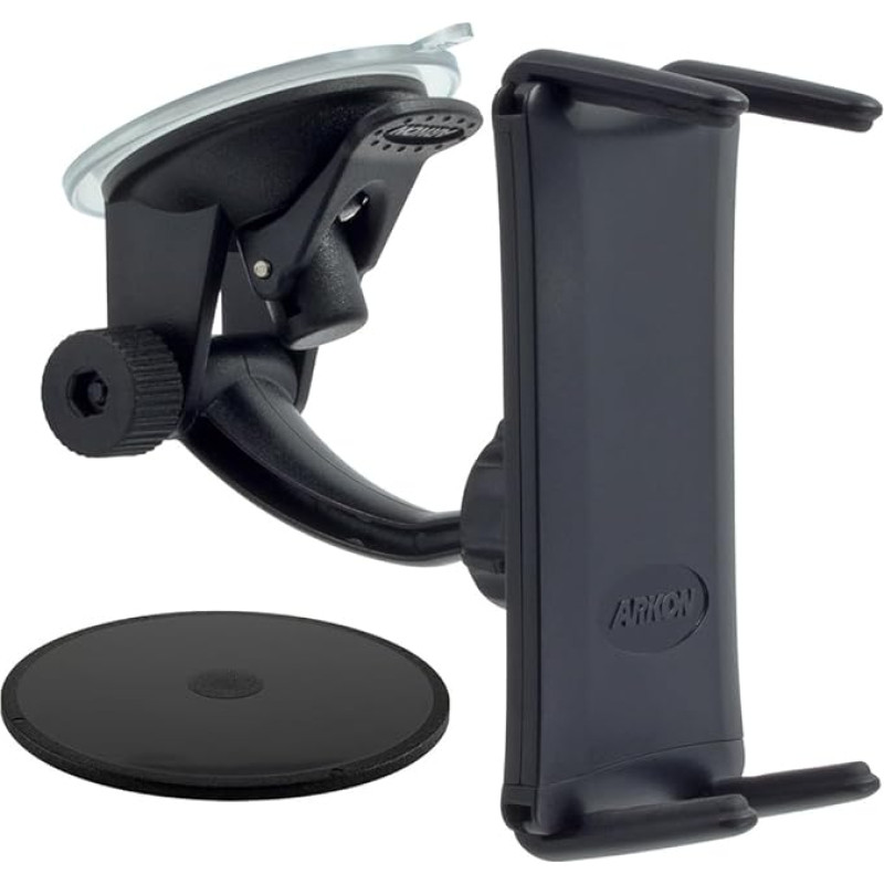 Arkon SM614 Slim-Grip Ultra Windshield or Dashboard Car Mount for Apple iPhone 6S Plus, 6 Plus, iPhone 6S, 6, 5S, 5C, Samsung Galaxy Note 5, 4, 3, Galaxy S6, S5, S4, LG G4, G3, HTC One M9, One M8