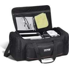 VEVOR teleskopo krepšys 560 mm teleskopo krepšys su fiksuotomis sagtimis, keliomis kišenėmis ir nuimamu skirstytuvu teleskopams, teleskopo krepšys optiniam vamzdžiui ir trikojui tvirtinti, juodas, klasikinis