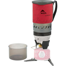 MSR WindBurner Personal Windproof Camping and Backpacking Stove System Red