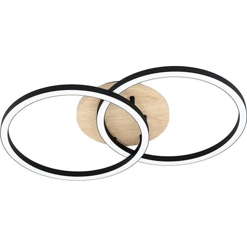 EGLO connect.z Smart Home LED Ceiling Light Lomaltas-Z, Round Ceiling Light, ZigBee, App and Voice Control, Alexa, Light Colour Adjustable (Warm White/Cold White), FSC Certified, Dimmable