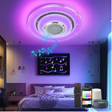OTREN Alexa&Google Assistant LED Ceiling Light Dimmable 3000K-6500K with RGB Ceiling Light Living Room Bedroom Light with Remote Control and App Control for Kitchen Children's Room
