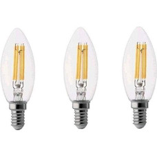 Set of 3 LED Bulbs iba E14 Dimmable for Kartell Bourgie 5W Warm Light 2700K 510 Lumen