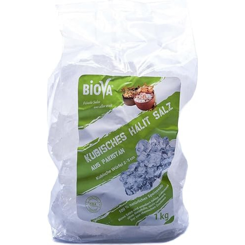 Biova Cubic Halite Salt Chunks 2-5 cm 1 kg