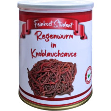 Earthworm in Garlic Sauce from a Tin Joke Action, Funny Gift Idea, Party Roar, Fun Gift, Santa Gift, Birthday Gift