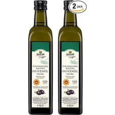 Alnatura Organic Italian Extra Virgin Olive Oil, 500 ml (Pack of 2)