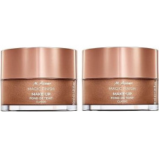 M. Asam Magic Finish Make-Up Mousse Classic Duo (2 x 30 ml), 4-in-1 Primer, makiažas, pudra ir maskuoklis, maskuoklis, balansuoja, skaistina ir tobulina - šviesiai ir vidutinio atspalvio odai, veganiškas