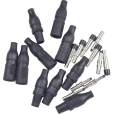 MC3 Solar Panel Plug IP67 Waterproof Male Female PV Cable Connector High Current 30A Anti Aging Resistor (5 Pairs)