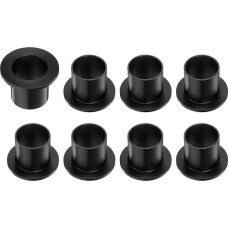 išteklių žemėlapis 8 vnt. flanšinės įvorės guoliai Plastikinės įvorės 25 mm skylė x 28 mm OD x 30 mm ilgio juodos POM įvorės