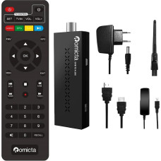 Romicta DVB-T2 Receiver 2025 & Cable Receiver DVB-C - H.265 HEVC FTA Full HD PVR, USB, HDMI, Digital Terrestrial TV Tuner, Full HD 1080p High Definition Digital Receiver