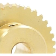 1 Stück 0,5 m Messing-Schneckenrad 25 35 60 Zähne, Schneckenstange aus Edelstahl 0,5 Modul, Bohrung 4/5/6 mm, Zahnrad for Industrieteile(6MM*35)