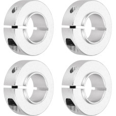 tiekimo žemėlapis Schaftmanschette, 20 mm Bohrung, eingeteilte Aluminiumlegierung, Klemmwellenmanschetten mit M5-Schraube für industrielle Automatisierung, Förderbandsysteme, 4 Stück