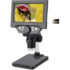 LCD skaitmeninis USB mikroskopas, Koolertron 5,5 colio 1080P 8 megapikselių 1000X HD didinimo priartinimo belaidė mikroskopo kamera