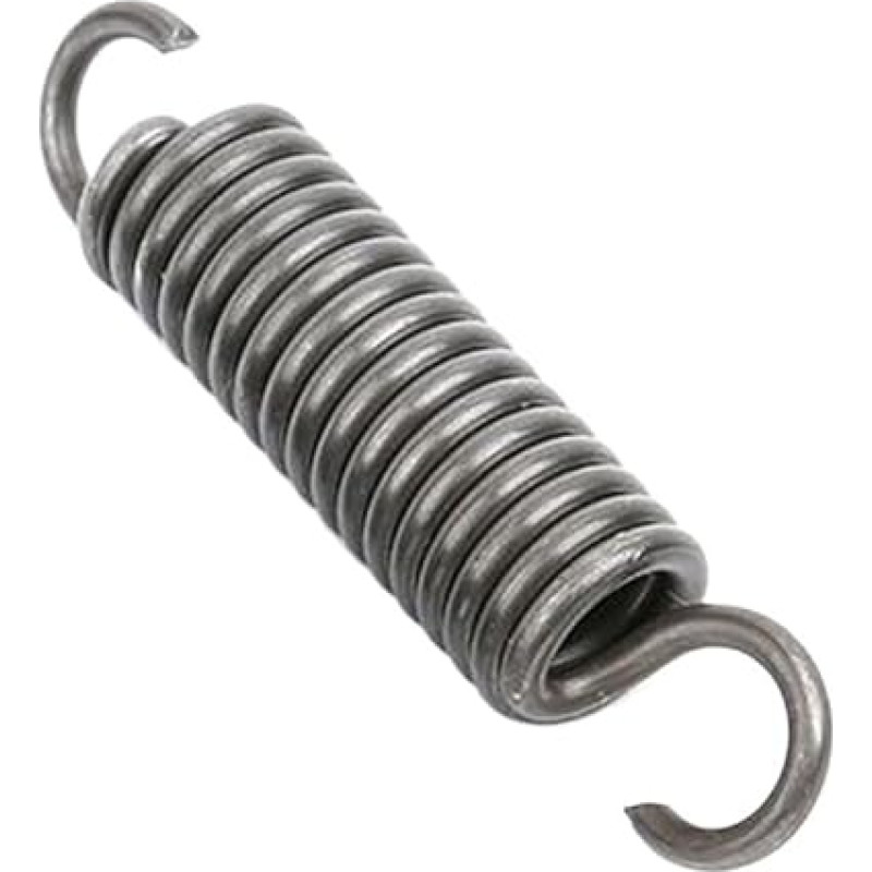 Zugfedern, Doppelhaken-Zugfeder, Federstahl, Drahtdurchmesser 5 mm, Außendurchmesser 32 mm, freie Länge 200-500 mm, 1 Stück(5 x 32 x 300 mm)