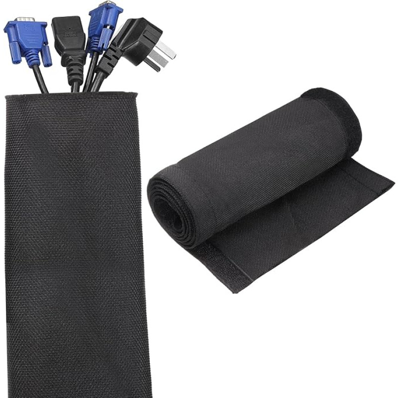 sourcing map Kabelių valdymo rankovė su 