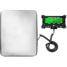 Digitalwaage, 440 Pfund Elektronische Postwaage 0,05 kg Präzisionsintegrierte Edelstahlwaage Versandwaage mit automatischer Abschaltung/Datenhaltung/Tara