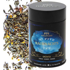Hallingers Rauhnacht No. Five - V - Dvasinė arbata kaip palydovas sunkiomis naktimis Taip pat kaip dovana advento ir Kalėdų proga (skardinė) - Motinos dienos dovana ir tėvo dienos dovanos | Sveikinimai J
