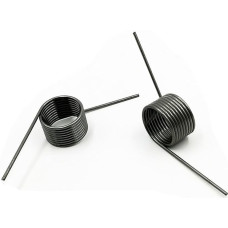 KXAOXGRC Spiralfedern für Türklinken, Drahtdurchmesser 1,5 mm, hochfeste V-förmige Torsionsfeder, 60/90/120/180 Drehmomentwinkel-Zuführfedern, 65 Mn Torsionsfeder, 1,5 mm(20mm(2pcs) 1.5mm(120 Deg))