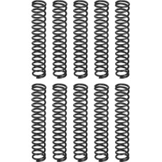 sourcing map Druckfeder, 9 mm Außendurchmesser, 1,2 mm Drahtgröße, 50 mm freie Länge, Federstahlkonstruktion, erweiterte mechanische Druckfedern für Laden- und Reparaturen, Schwarz, 30 Stück