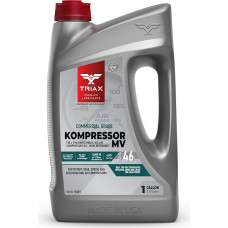 TRIAX Compressor MV ISO 46, Multi Screw, Fully Synthetic Air Compressor Oil, Rotation, Shovel, Screw, Reversible, High Temperature, 20,000 Hour Life (1 Gallon/3.78L)
