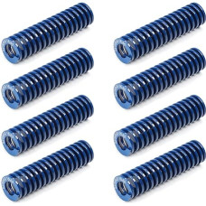 Metalfedern, Federn suspaudimo spyruoklė, 60x16mm (LxOD), nedidelės apkrovos 3D spausdintuvo spyruoklė, suspaudimo formos spyruoklė, skirta mechaninei įrangai, 10D spausdintuvo priedai, mėlyna, 8 vnt.