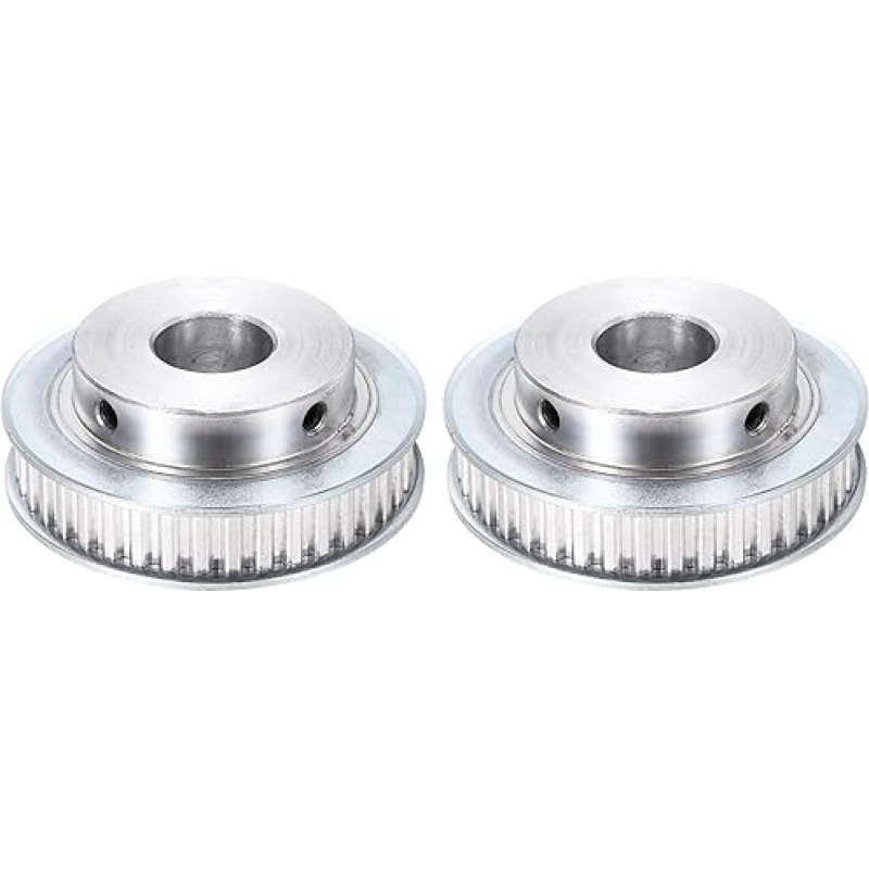 šaltinių žemėlapis Zahnriemenscheibe aus Aluminium, XL 40 Zähne, 19 mm Bohrung, Synchronrad, Zahnriemenscheibe, 5,08 mm Teilung, 11 mm Schlitzbreite für Riemen, CNC-Maschine, 3D-Drucker, 2 Stück