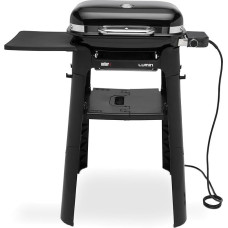 Weber Lumin Compact Electric Grill, 43 x 32 cm Grill Area, Portable, Reaches Over 315 °C, Versatile - Ideal for Searing, Smoking, Steaming or Cooking Food - Black (91010879)