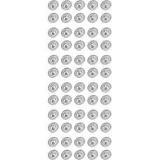 BLASHRD 60 Pieces -16B 5/8 Bearing Steel Roller Ball Flange Conveyor Transfer Unit