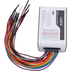 Fafeicy USB -Logikanalysator 16 Kanäle 200 M Abtastrate 50 V Bis 50 V Einstellbarer Schwellenwert LA2016 für Elektrische Testzubehör