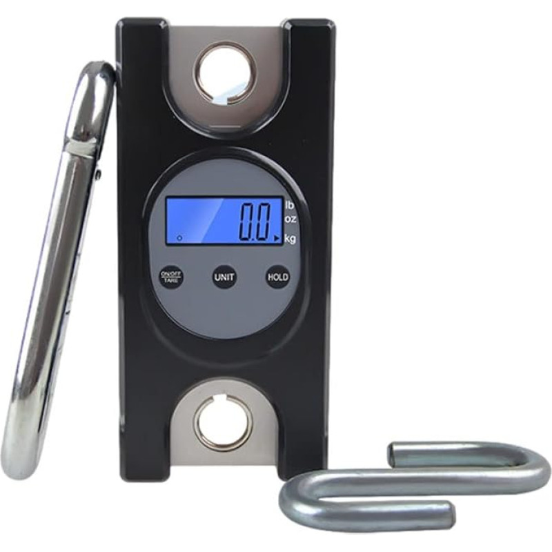 KRXSOBNV, Gepäck Hängendes Gepäck Mit Hintergrundbeleuchtetem LCD-Display Reisegewicht Koffer Wiegen Hakenwaage Handheld Mini Mit Haken,Kranwaagen(300KG)
