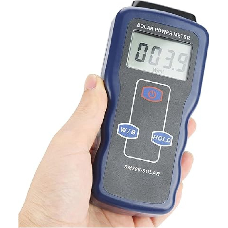 Saulės spinduliuotės matuoklis, saulės srovės matuoklis, saulės spinduliuotės matuoklis, saulės spinduliuotės matuoklis, saulės energijos testeris plėvelei matuoti, plėvelės stiklas