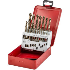 fischer 96350 HSS-Co Metalinis grąžtas DIN338 1-10 543329 Neutral Estuche Brocas Cobalto 19 vienetų