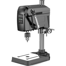 Tischbohrmaschine, Tischbohrmaschine, Tischbohrmaschine For Heimwerker, Holzbearbeitung, Metall, PVC, Variable Geschwindigkeit, Bohrfutterbohrer(Orange/Black)