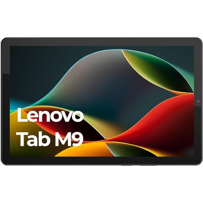 Lenovo Tab M9 - Tablet Touch Screen 9 Inch HD (MediaTek Helio G80, 8 Cores, 4GB RAM, 64GB eMMC, Android 12, WiFi + Bluetooth) Transparent Protective Case - Grey