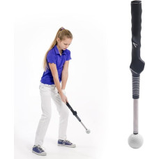 Retractable Golf Training Aid, Retractable Golf Swing Trainer, Golf Swing Training Aid, Retractable Golf Swing Training Aid, Telescopic Golf Swing Trainer for Indoor Exercise for Power Grip etc.