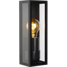 LUCIDE DUKAN sieninis vidaus/ lauko šviestuvas 1 x E27 IP65 juodas