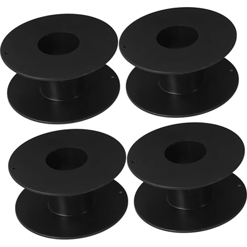 JECOMPRIS 4 plastikinių ritinių prailginimo kabelių laidų pakuotė Elektros kabelių ritė Kabelių ritė Elektros kabelių ritė, skirta vielos ritės saugojimui Kabelių ritė