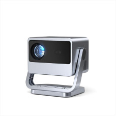 Išmanusis mini projektorius, VOPLLS automatinio fokusavimo/trapezoidinės korekcijos 20000 liumenų nešiojamasis projektorius, palaikantis 4K, 