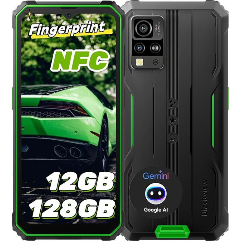 Blackview BV4800Pro Android 14 Outdoor Handy Ohne Vertrag, 12GB+128GB/2TB TF, Corning Gorilla 6.56