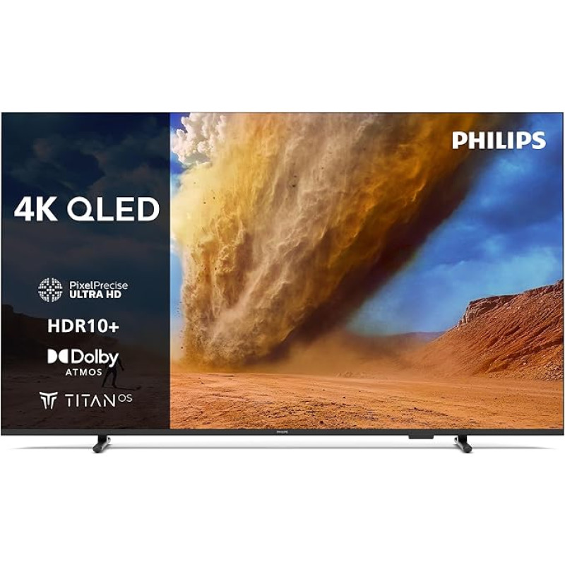 Philips 55PUS7800 4K LED Smart TV - 55 Inch Display with Pixel Precise Ultra HD, Titan OS Platform and Dolby Atmos Sound - Works with Alexa and Google Voice Assistant